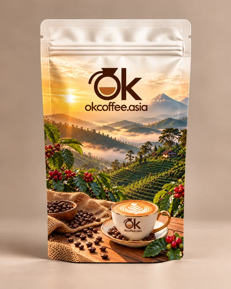 Vietnam Robusta coffee pouch